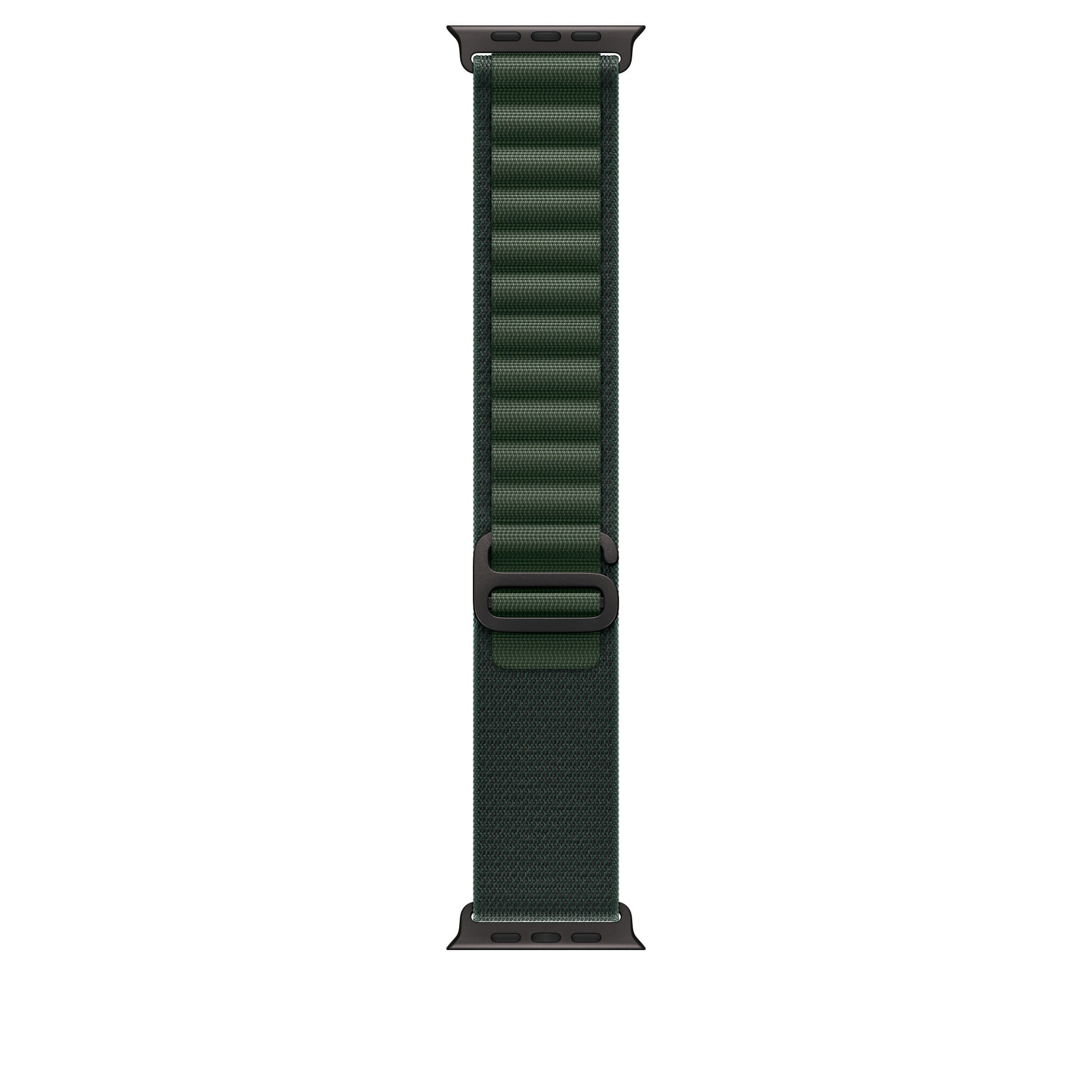 Apple Alpine Loop verde scuro (49 mm) - Small - Titanio nero