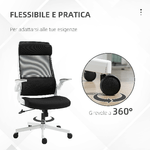 Vinsetto-Sedia-da-Ufficio-Reclinabile-ad-Altezza-Regolabile-con-Braccioli-Ribaltabili-77x75x115-125-cm