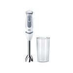 Braun MultiQuick 5 MQ 5200 WH frullatore 0,6 L Frullatore ad immersione 100 W Grigio, Bianco