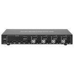 Techly-IDATA-DP-KVM4-switch-per-keyboard-video-mouse--kvm--Montaggio-rack-Nero