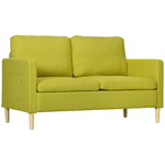 HOMCOM-Divano-2-Posti-in-Tessuto-Effetto-Lino-con-Tasche-Laterali-e-Cuscini-143x76x83-cm-Giallo