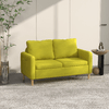 HOMCOM-Divano-2-Posti-in-Tessuto-Effetto-Lino-con-Tasche-Laterali-e-Cuscini-143x76x83-cm-Giallo