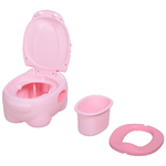 HOMCOM-Vasino-Per-Bambini-6-Mesi-48-Mesi-Antiscivolo-Ippopotamo-Rosa--40x30x23cm-