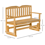 Outsunny-Panchina-da-Giardino-a-Dondolo-2-Posti-con-Braccioli-in-Legno-di-Abete