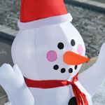 HOMCOM-Albero-di-Natale-Gonfiabile-con-Pupazzi-di-Neve-Decorazione-Natalizia-con-Luci-LED-per-Giardino-e-Casa---Multicolore