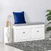 HOMCOM-Panca-Scarpiera-Salvaspazio-in-Legno-con-Cuscino-2-Cassetti-con-Mensola-Regolabile-per-8-Scarpe-104x24x55cm-Bianco