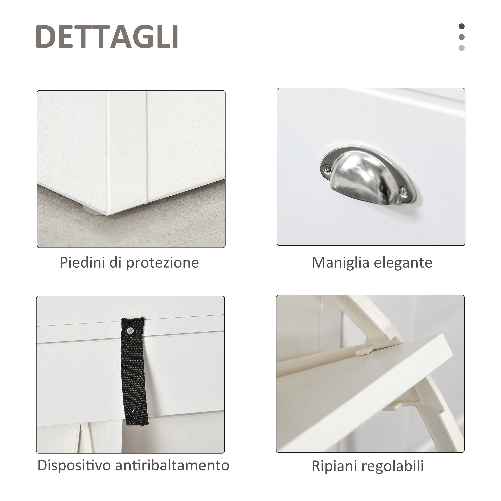 HOMCOM-Panca-Scarpiera-Salvaspazio-in-Legno-con-Cuscino-2-Cassetti-con-Mensola-Regolabile-per-8-Scarpe-104x24x55cm-Bianco