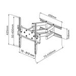 Techly-Supporto-a-Muro-per-TV-LED-LCD-42-70--Full-Motion-Braccio-Doppio--ICA-PLB-147XL-