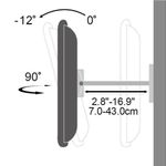 Techly-Supporto-a-Muro-per-TV-LED-LCD-42-70--Full-Motion-Braccio-Doppio--ICA-PLB-147XL-