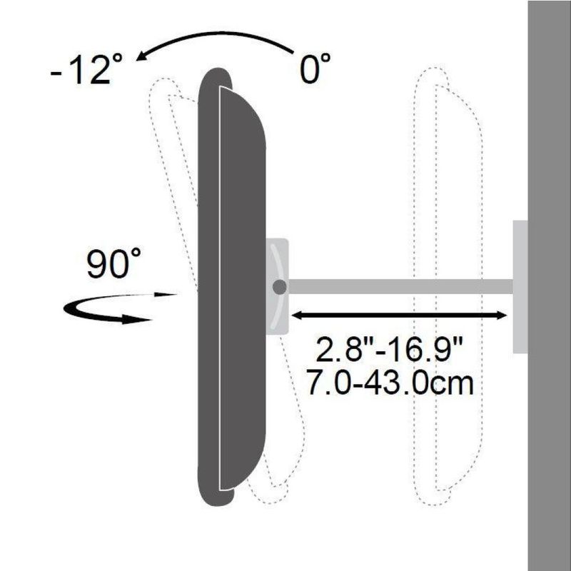 Techly-Supporto-a-Muro-per-TV-LED-LCD-42-70--Full-Motion-Braccio-Doppio--ICA-PLB-147XL-