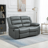 HOMCOM-Divano-2-Posti-Reclinabile-e-Imbottito-con-Schienale-Diviso-e-Poggiapiedi-168x98x102-cm-Grigio