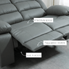 HOMCOM-Divano-2-Posti-Reclinabile-e-Imbottito-con-Schienale-Diviso-e-Poggiapiedi-168x98x102-cm-Grigio