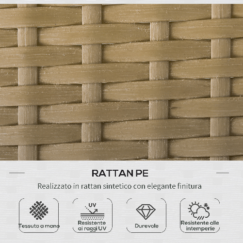 Outsunny-Set-da-Giardino-in-Rattan-Stile-Boho-Chic-con-Divano-Angolare-e-e-Tavolino-Beige-e-Caffe