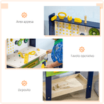 HOMCOM-Banco-da-Lavoro-Giocattolo-in-Legno-con-31-Accessori-per-Bambini-da-3-6-Anni-53x31x77cm