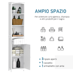 HOMCOM-Mobiletto-a-Colonna-Bagno-Salvaspazio-in-MDF-Bianco-Armadietto-Bagno-Multifunzione-per-Camera-con-3-Ripiani-34x24x170cm