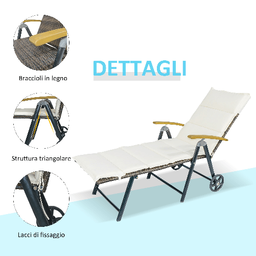 Outsunny-Sdraio-da-Giardino-Pieghevole-Schienale-Reclinabile-4-Livelli-in-PE-Rattan-e-Alluminio