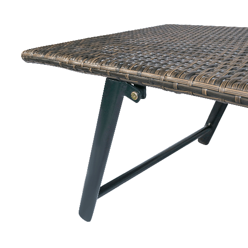 Outsunny-Sdraio-da-Giardino-Pieghevole-Schienale-Reclinabile-4-Livelli-in-PE-Rattan-e-Alluminio