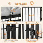 PawHut-Kennel-Recinto-per-Cani-di-Taglia-Piccola-e-Media-Galline-e-Anatre-con-Tettuccio-122x122x13-cm