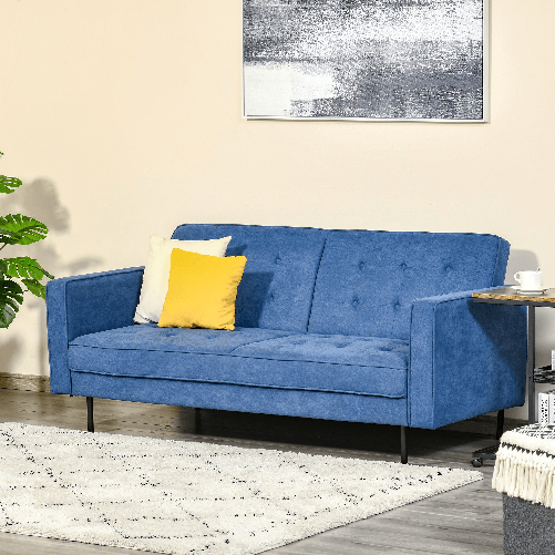 HOMCOM-Divano-Letto-a-1-Piazza-in-Tessuto-Seduta-3-Posti-e-Schienale-a-3-Reclinazioni-187x91x85cm