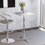 HOMCOM-Tavolo-Bar-Ristorante-in-Acciaio-Inox-Quadrato-60x60cm-Altezza-70-110cm