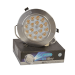 Wisdom-faretto A Led Orientabile Con Molle Per Incasso Da 18w Luce Bianco Caldo Freddo -