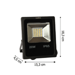 Wisdom-faro Professionale A Led 5730 Per Esterno Ip65 Wisdom 20w 1700 Lumen 120 Gradi -