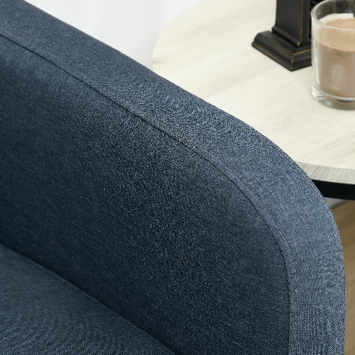 HOMCOM-Divano-2-Posti-con-Rivestimento-in-Tessuto-e-2-Cuscini-135x74x82cm-Blu-Scuro