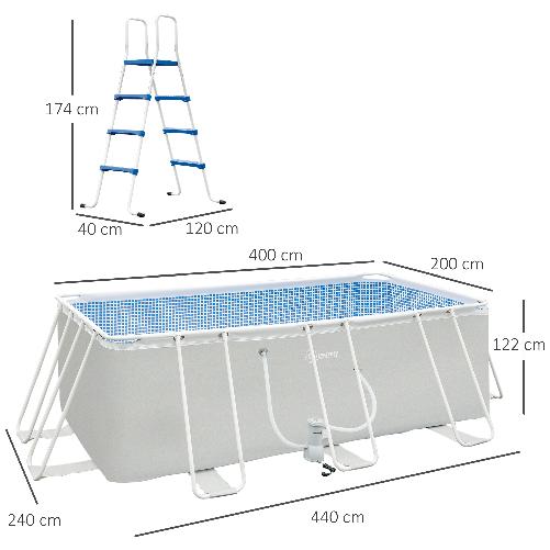 Outsunny-Piscina-Fuori-Terra-Rettangolare-con-Pompa-Filtro-e-Scaletta-440x240x122cm