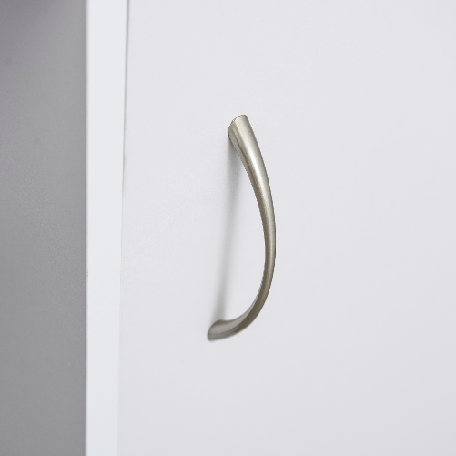 HOMCOM-Scrivania-Moderna-per-PC-e-Computer-con-2-Cassetti-e-1-Armadietto-Scrivania-con-Libreria-Salvaspazio-per-Ufficio-o-Camera-in-Legno-Bianco