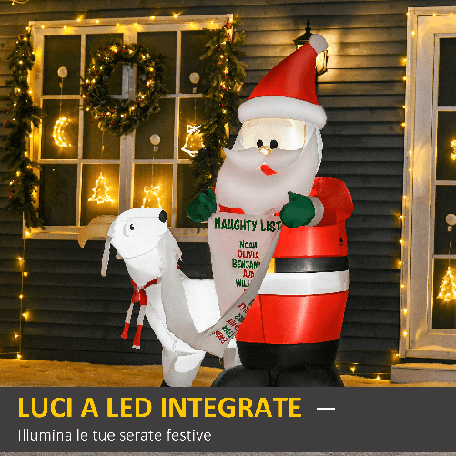 HOMCOM-Babbo-Natale-Gonfiabile-con-Capretta-Luci-LED-Integrate-Decorazione-Natalizia-da-Esterno-135x85x180cm--Multicolore