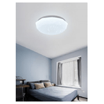 Trade Shop Traesio-plafoniera Soffitto 36 W Bianca Lavorata Puntini Luce 6500k 3000k 4000k C02-36 -