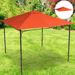 Outsunny-Tetto-di-Ricambio-per-Gazebo-3x3m-in-Poliestere-Impermeabile-Anti-UV-Arancione