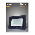 Trade Shop Traesio-faretto Led Proiettore Da Esterno 100w Nero Ip65 Luce 6500k 4000k 3000k -