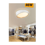 Trade Shop Traesio-plafoniera A Led 46w Moderno Rotonda Irregolare Luce Fredda Calda Naturale C50-b -