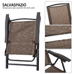 Outsunny-Set-Arredo-per-Esterni-con-Tavolino-in-Vetro-e-Sedie-Marrone