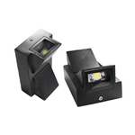 Trade Shop Traesio-applique Doppia Emissione 10 Watt Nero Per Esterno Luce Fredda Calda Ip65 Es04 -