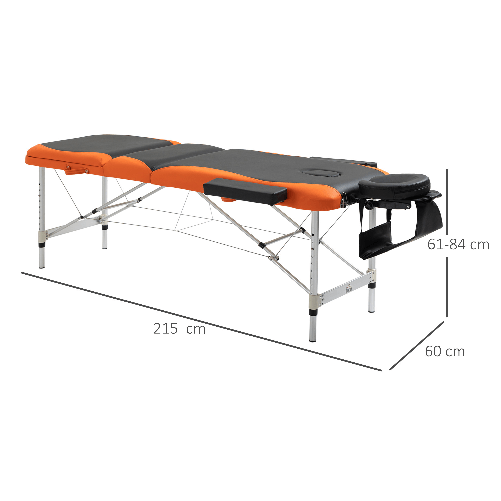 HOMCOM-Lettino-Massaggio-Pieghevole-in-Alluminio-con-Poggiatesta-e-Custodia-per-Trasporto-Max-225-Kg---215-x-60-cm