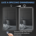 kleankin-Specchio-Bagno-con-Luce-LED-Sistema-Anti-Appannamento-e-Tasti-Touch-90x60cm-Argento