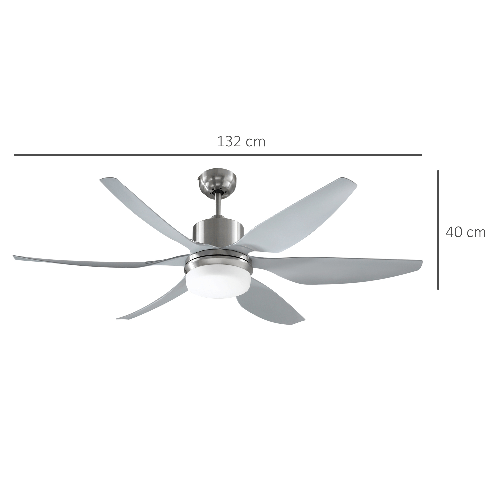 HOMCOM-Ventilatore-da-Soffitto-con-Luce-e-Telecomando-Incluso-6-Velocita-Φ132x40cm