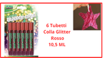 Set-6-Pezzi-colla-glitterata-rossa-lebez-per-natale-scuola-glitter-con-brillantini-creativita-lavoretti-creativi-per-bambini