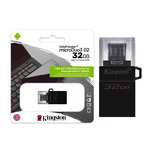 Kingston-pendrive Kingston Datatraveler Microduo3 G2 32gb Dtduo3g2/32gb Microusb Usb-a Otg -