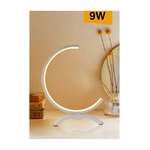 Trade Shop Traesio-lume Led 9w Lampada Tavolo Abat-jour Stilizzata Bianco Luce 3000k 6500k 4000k D30 -