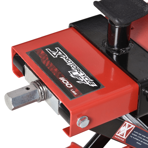 DURHAND-Cavalletto-Alzamoto-a-Forbice-Sollevatore-Moto-Cavalletto-Moto-Centrale-Regolabile-Fino-500kg-in-Metallo-Rosso