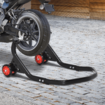 DURHAND-Cavalletto-Alzamoto-Posteriore-Universale-e-Regolabile-Cavalletto-Spostamoto-per-Moto-Sportive-Fino-200kg-Nero