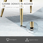 HOMCOM-Poltrona-in-Velluto-Imbottita-con-Schienale-a-Conchiglia-per-Camera-e-Salotto-63x65x84cm