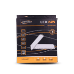 Trade Shop Traesio-pannello Led Slim 24w Incasso Quadrato Luce Bianco Caldo Freddo Naturale P285aq -