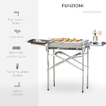 Outsunny-Barbecue-a-Carbonella-Grill-BBQ-da-Giardino-Balcone-con-Piano-d-Appoggio-Esterno-Acciaio-Inox-104-×-30-×-68cm