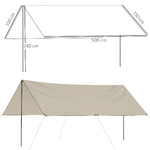 Outsunny-Telo-Ombreggiante-Protettivo-in-Tessuto-Oxford-con-Borsa-Funi-Picchetti-e-Aste-Incluse-300x500x240-cm