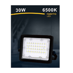 Trade Shop Traesio-faro Faretto Led Proiettore Esterno Nero 30w Ip65 Luce 6500k 4000k 3000k Fs30w-n -