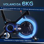 HOMCOM-Cyclette-da-Camera-con-Trasmissione-a-Cinghia-Cyclette-Professionale-con-Manubrio-e-Sellino-Regolabili-Volano-6kg-Schermo-LCD-Fino-a-120kg-Nero-e-Azzurro